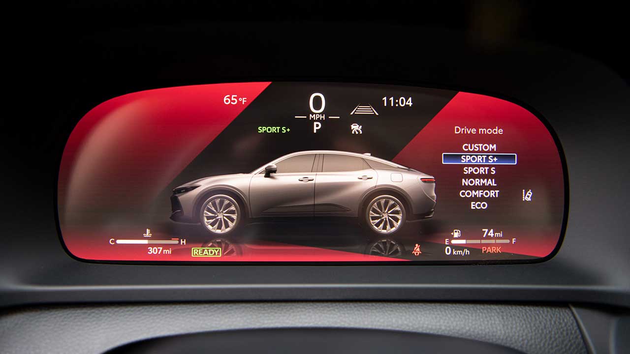 2023 Toyota Crown dashboard image