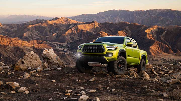 The 2022 Tacoma TRD Pro in Electric Lime Metallic_sm