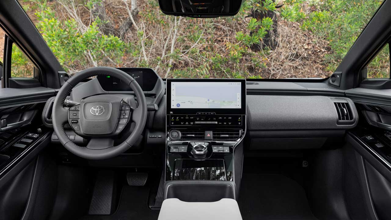 2024 bZ4X  Dashboard view