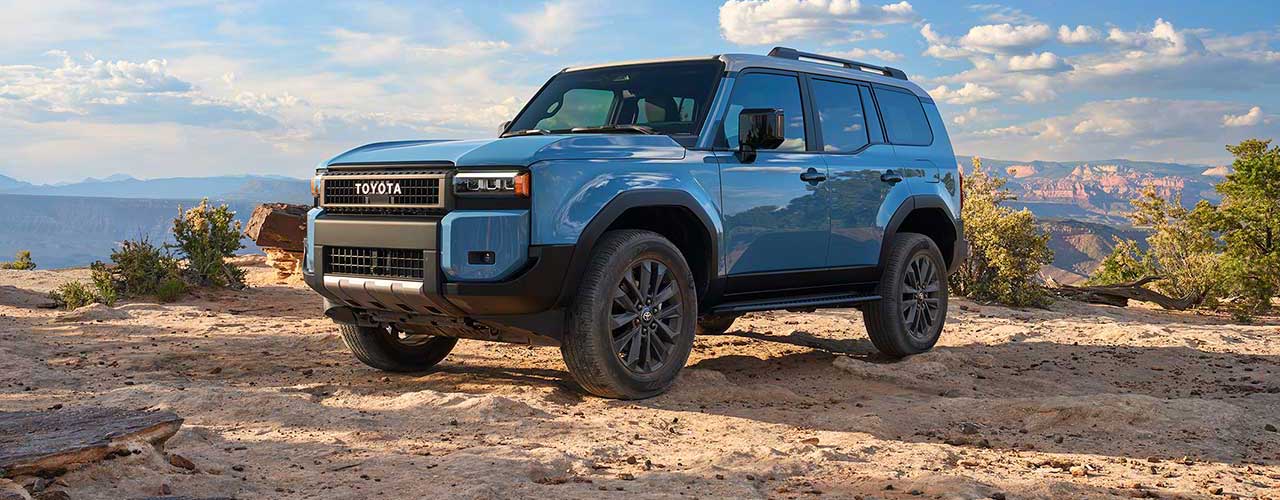 2024 Land Cruiser Hero Image in the desert