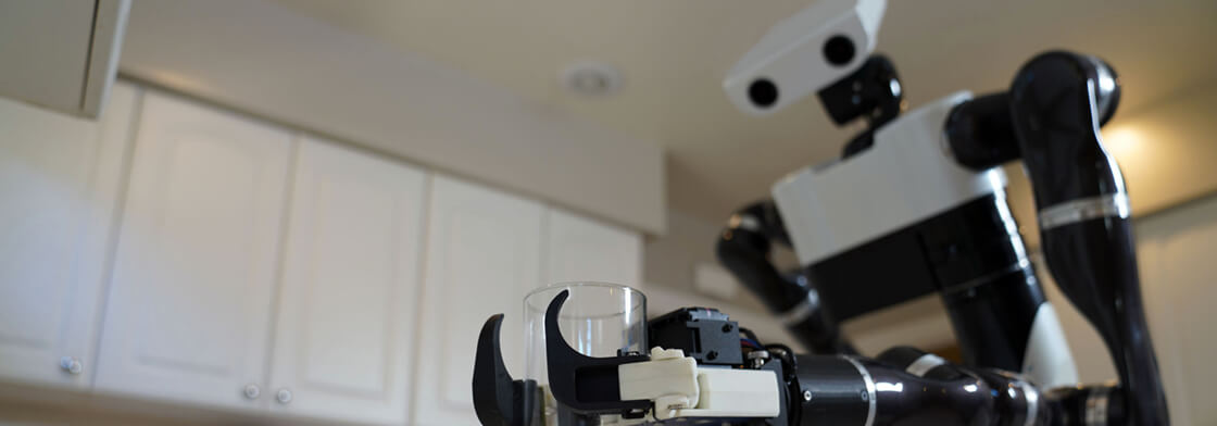 AI robot in kitchen
