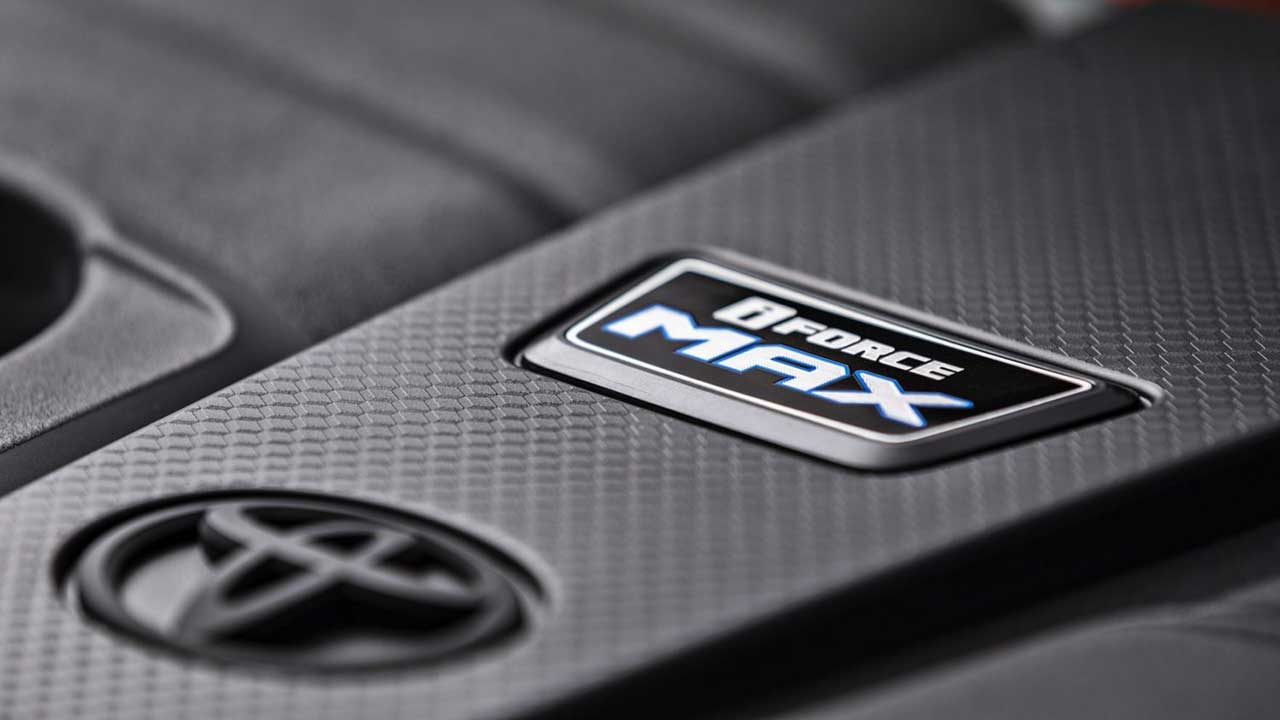 closeup of the iforce max engine