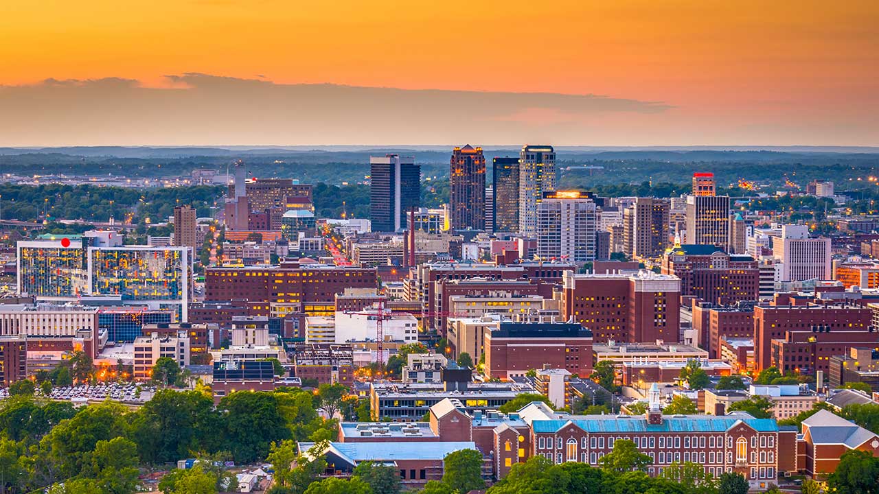 Sunset in Birmingham
