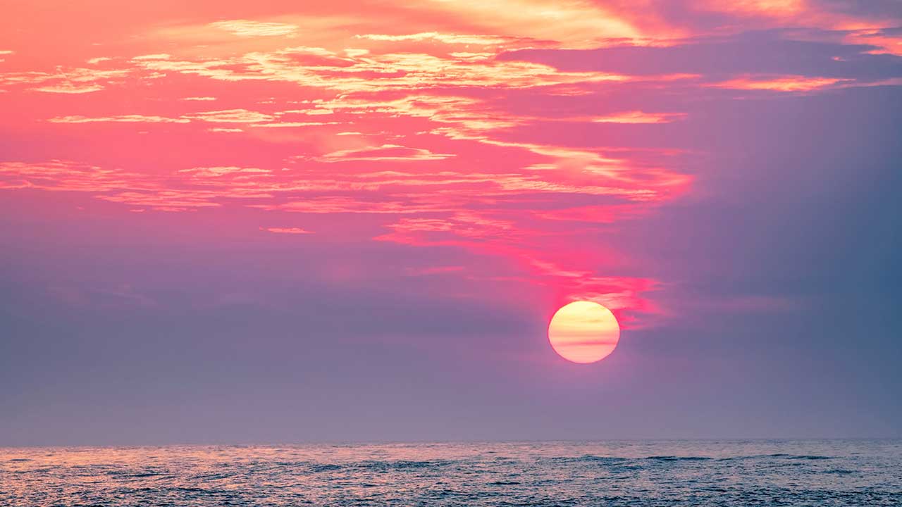 Sunset over the Gulf of Mexico