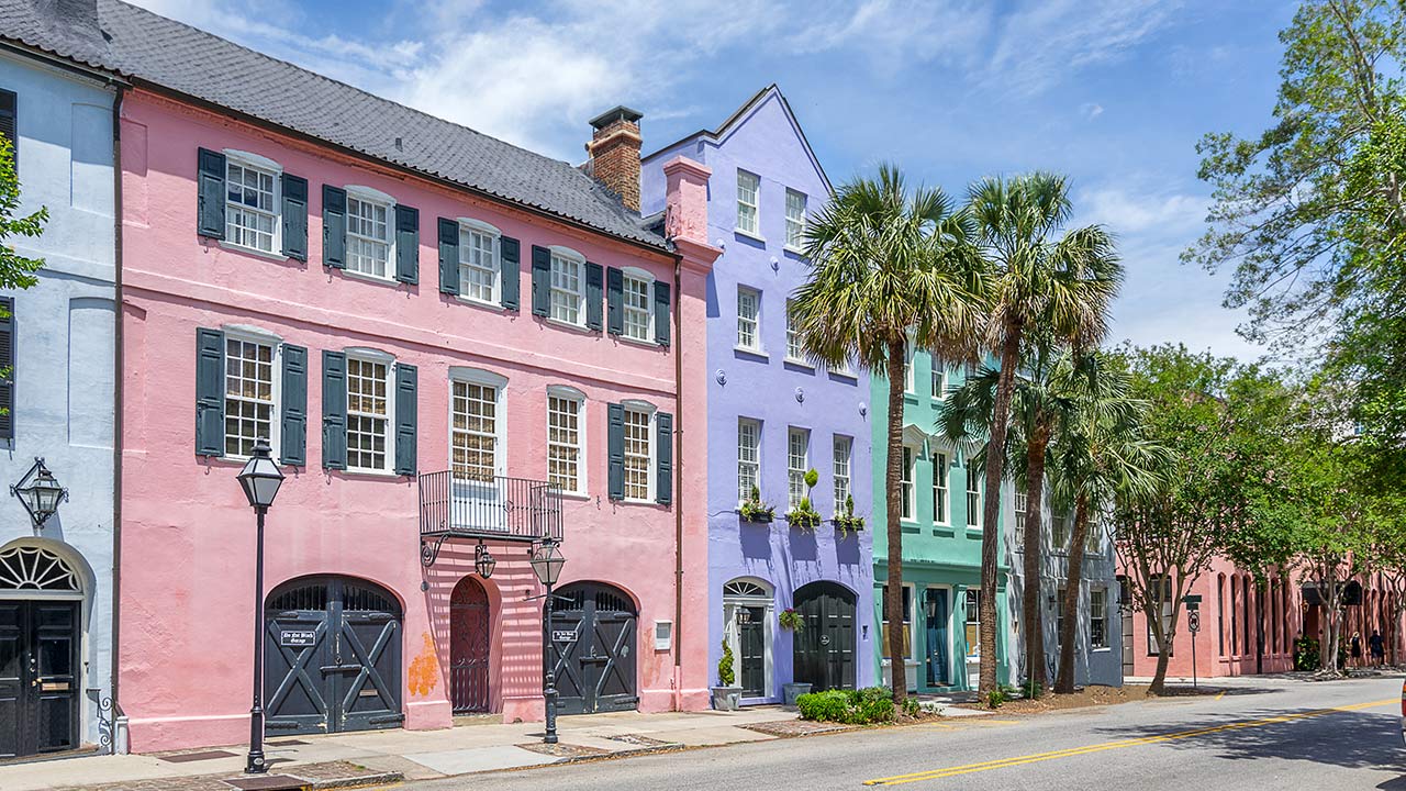Houses on Rainbow Row
