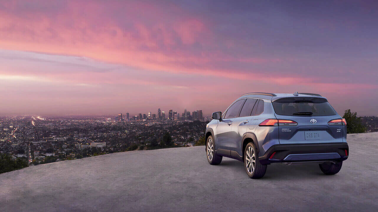 2022 Toyota Cross at Sunset